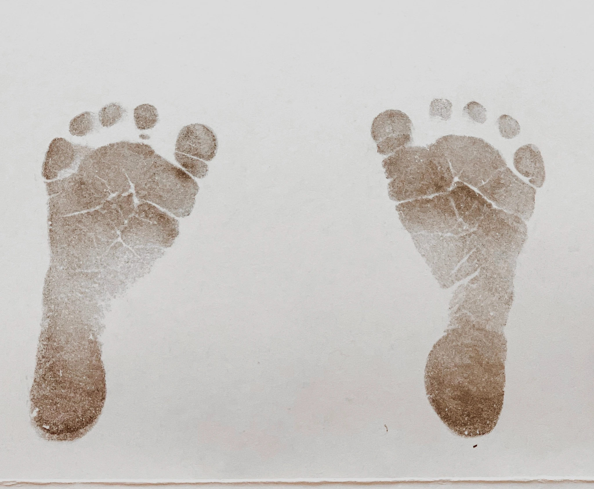 Infant Prints with Birth Info